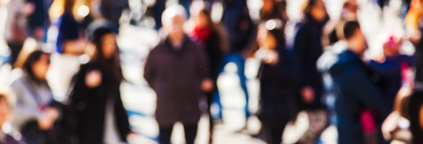 crowd walking Daytona Beach